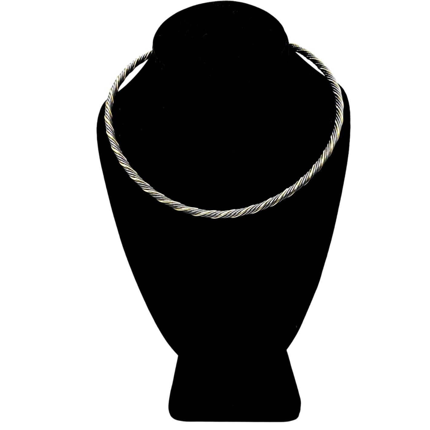 DAVID YURMAN Women's Vintage Blackened 18k Gold Twisted Cable Collar Necklace