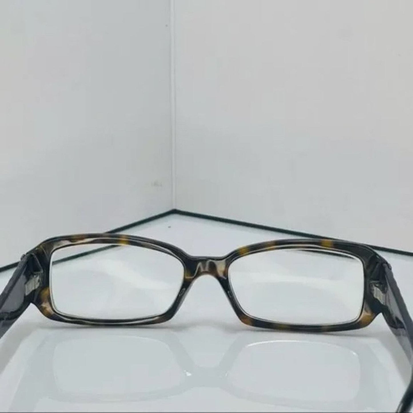 BURBERRY Unisex Brown Check Embossed Eyeglasses Frames