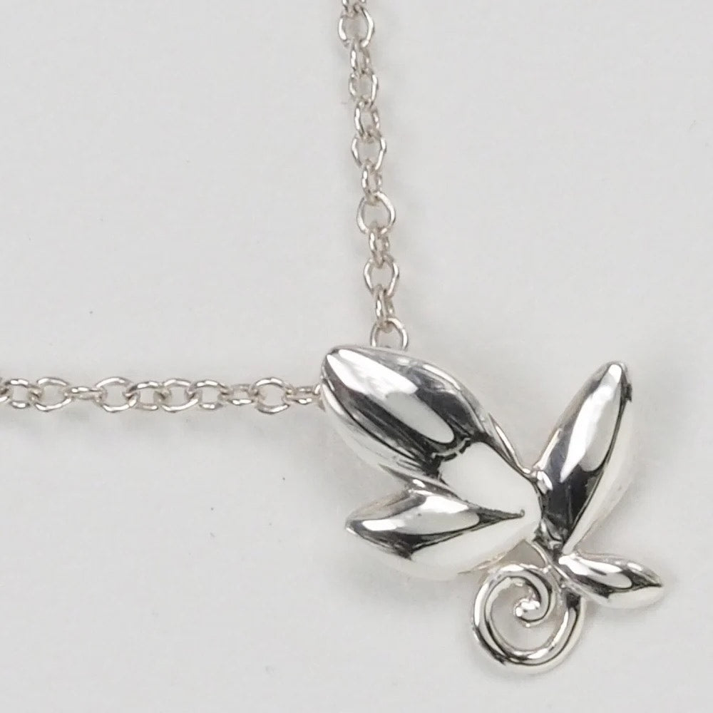 TIFFANY & CO. Sterling Silver Paloma Picasso Olive Leaf Necklace