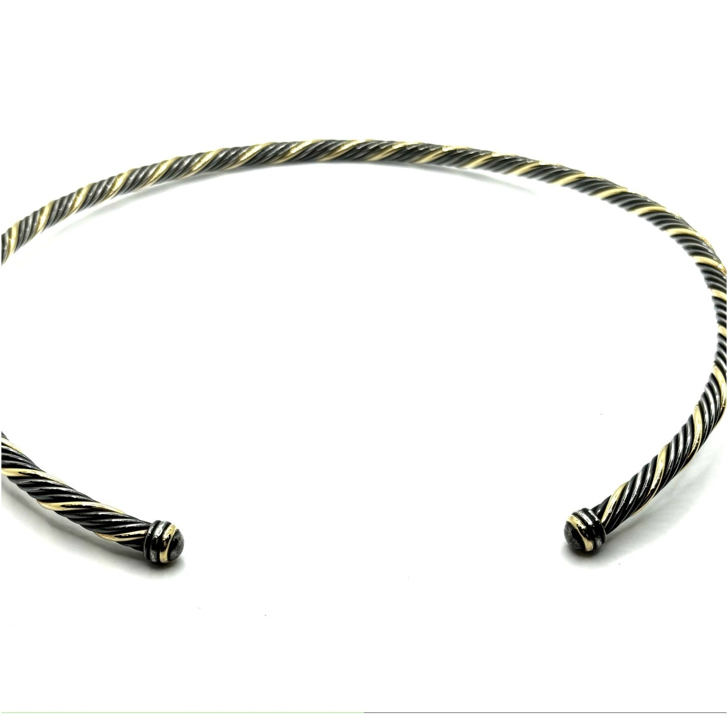 DAVID YURMAN Women's Vintage Blackened 18k Gold Twisted Cable Collar Necklace