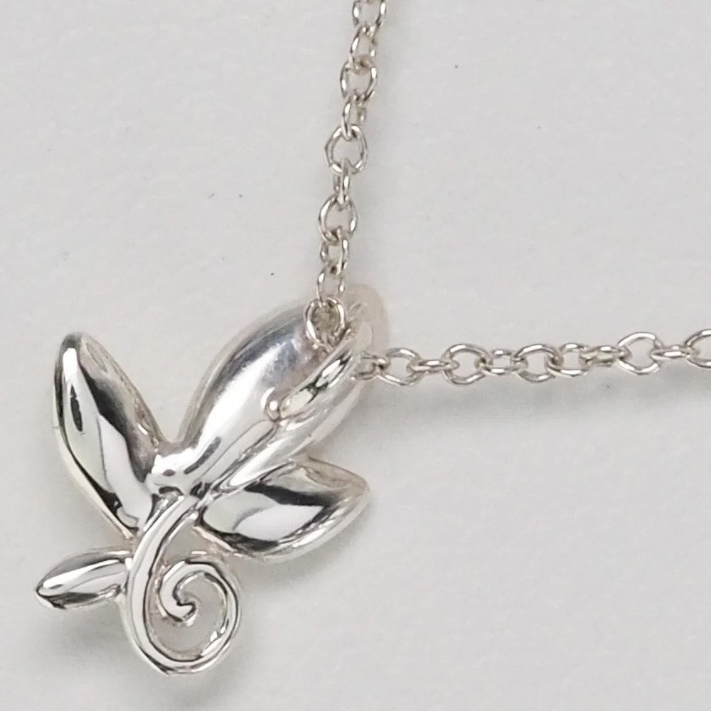 TIFFANY & CO. Sterling Silver Paloma Picasso Olive Leaf Necklace