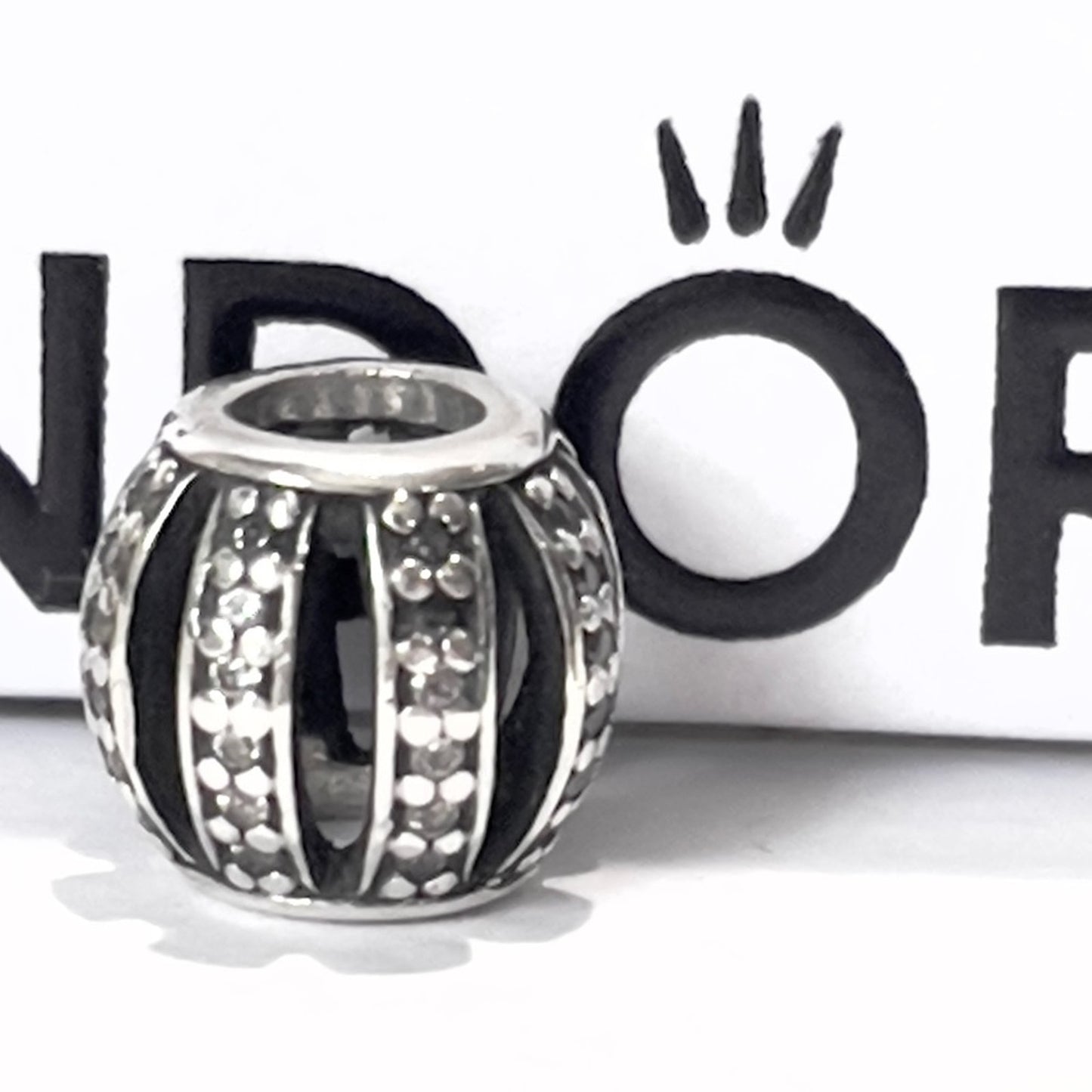 PANDORA Sterling Silver Leading Lady Open Works CZ Charm 791115CZ