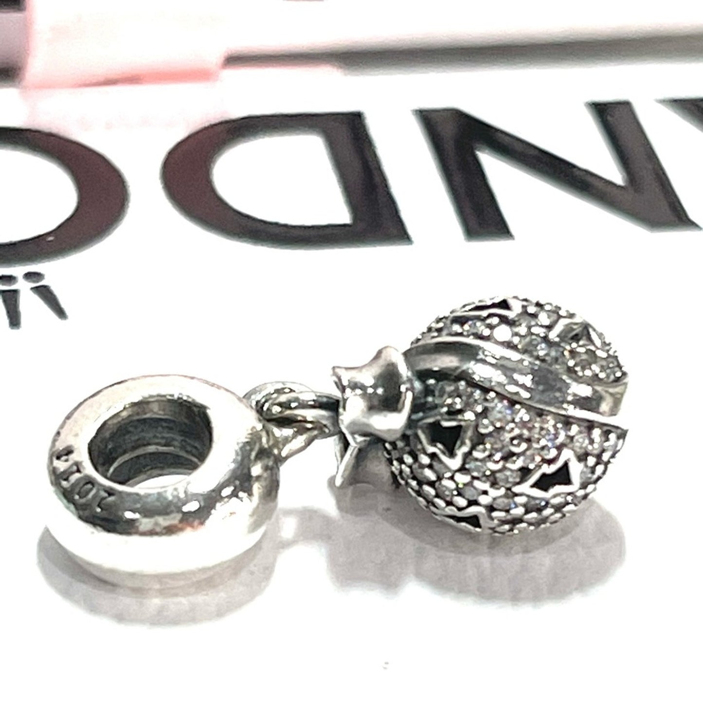 PANDORA Sterling Silver 2014 Black Friday Christmas Ball Charm